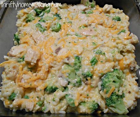 campbell's chicken broccoli rice casserole.
